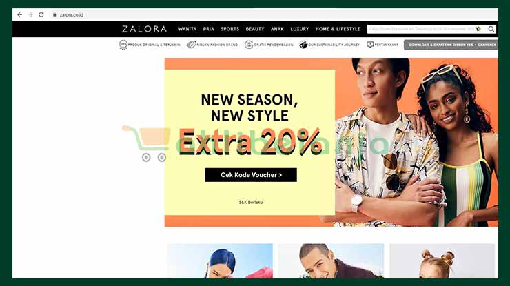 Kunjungi Website Zalora